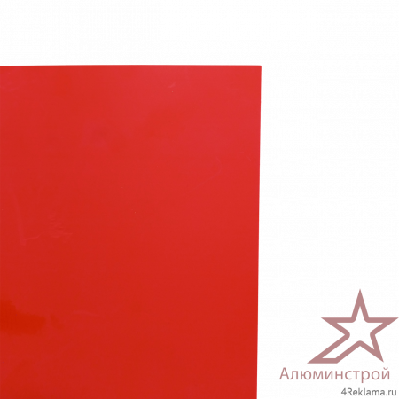 ПВХ Вспененный Красный AluFoam 3 мм, 1220 x 2440 мм