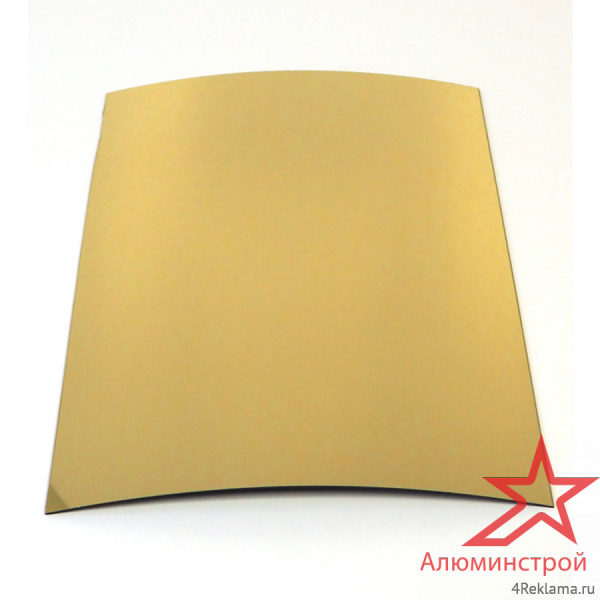 Зеркальный полистирол GEBAU 2000x1000x1 золото